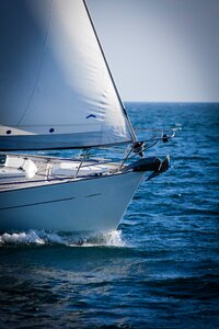 Boat sail water photo