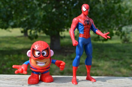 Toys action figures pair photo