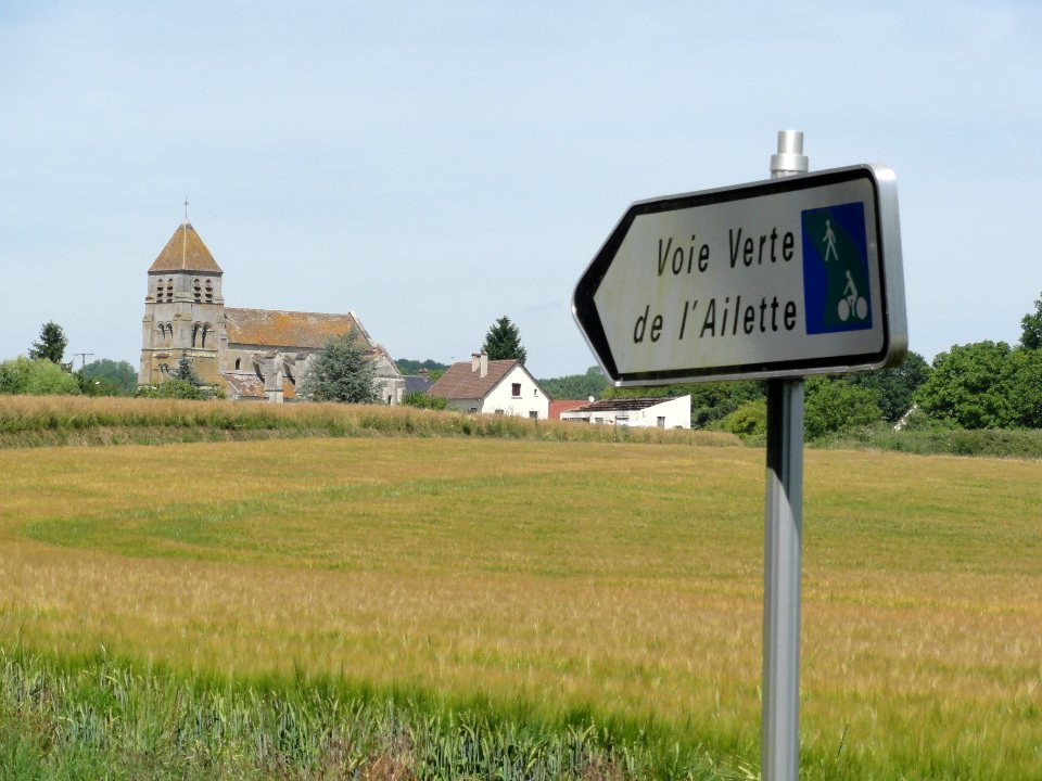 Colligis-Crandelain (Aisne) Voie verte de l'Ailette