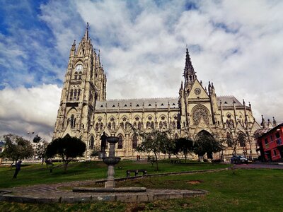 Ecuador the cathedral neogotyk