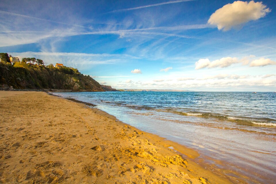 Coast wales tenby photo