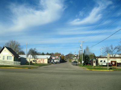 Commercial district, Ontario, WI