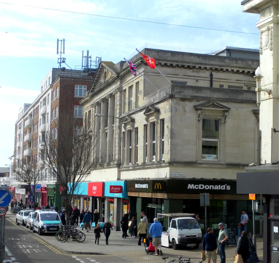 Commercial Buildings on North Side of Western Road, Brighton (April 2013)