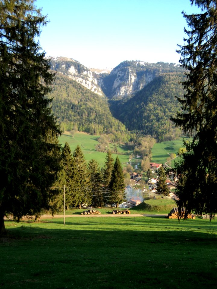 Combe Grède von oberhalb Villeret