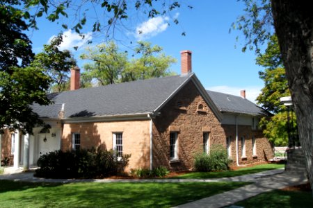 Commander's House - Fort Douglas, Utah - front and east end view - 1 September 2012 photo