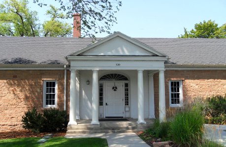 Commander's House - Fort Douglas, Utah - front entrance - 25 August 2012 photo