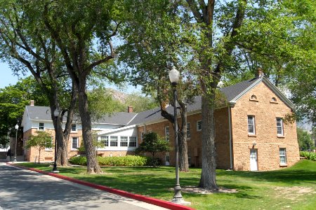 Commander's House - Fort Douglas, Utah - back side and west end view - 25 August 2012