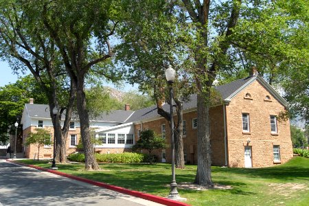 Commander's House - Fort Douglas, Utah - back side and west end view - 25 August 2012 photo