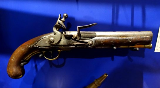 Committee of Safety pistol, unknown maker, 1765-1780 - Bennington Museum - Bennington, VT - DSC09153