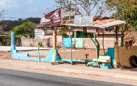 Comedy Bus stop in Margarita Island