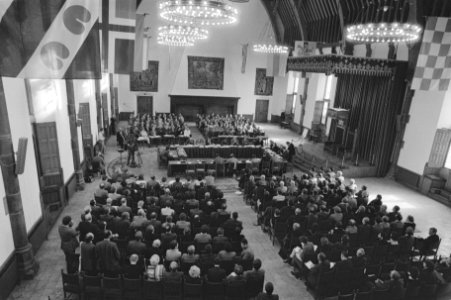 Commissievergadering over de notitie Gemeentelijke Herindeling in Ridderzaal i.v, Bestanddeelnr 933-2614