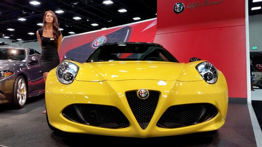 Sports car car show model