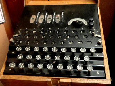 Commercial ENIGMA - National Cryptologic Museum - DSC07755