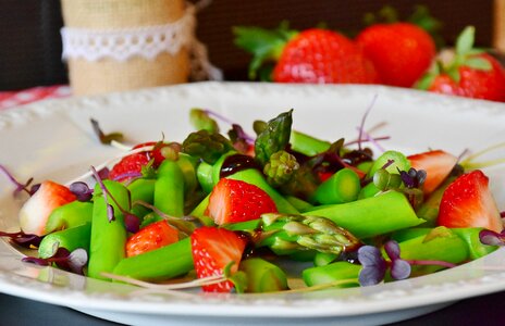 Asparagus time pesto vegetables