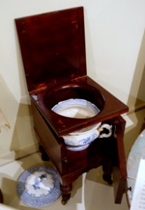 Commode, possibly Boston, c. 1870, mahoganized birch - Concord Museum - Concord, MA - DSC05902