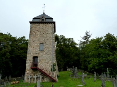 Comblain-au-Pont-tour de l'ancienne église Saint-Martin (6)