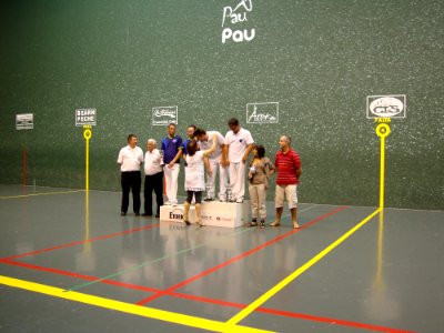 Complexe de pelote basque de Pau, Frontenis, remise prix Hommes