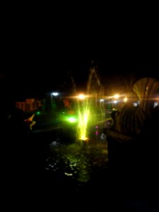 Colorful light of fountain - Public park of Nishapur - Niruz (3)