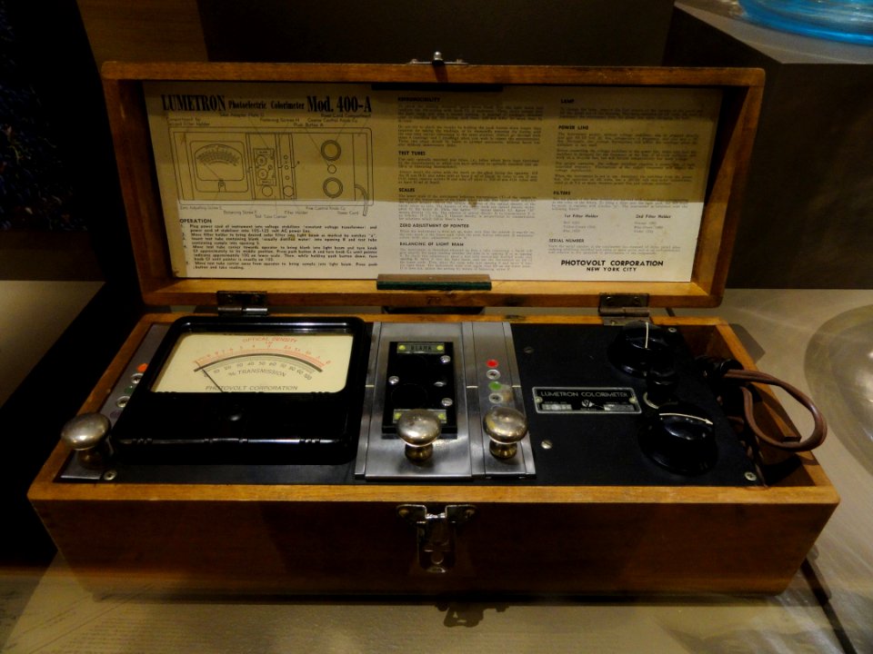 Colorimeter used for measuring wine samples - National Museum of American History - DSC06118