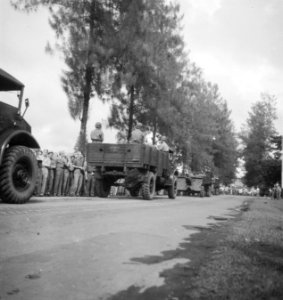 Commando-overdracht A-Divisie. Defilé., Bestanddeelnr 12293