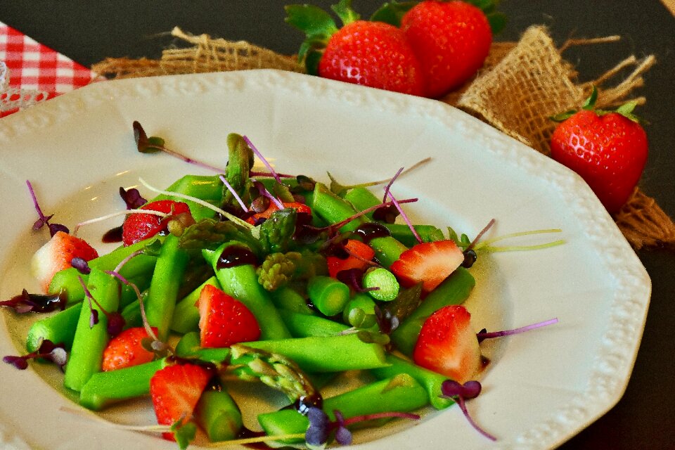 Asparagus time pesto vegetables