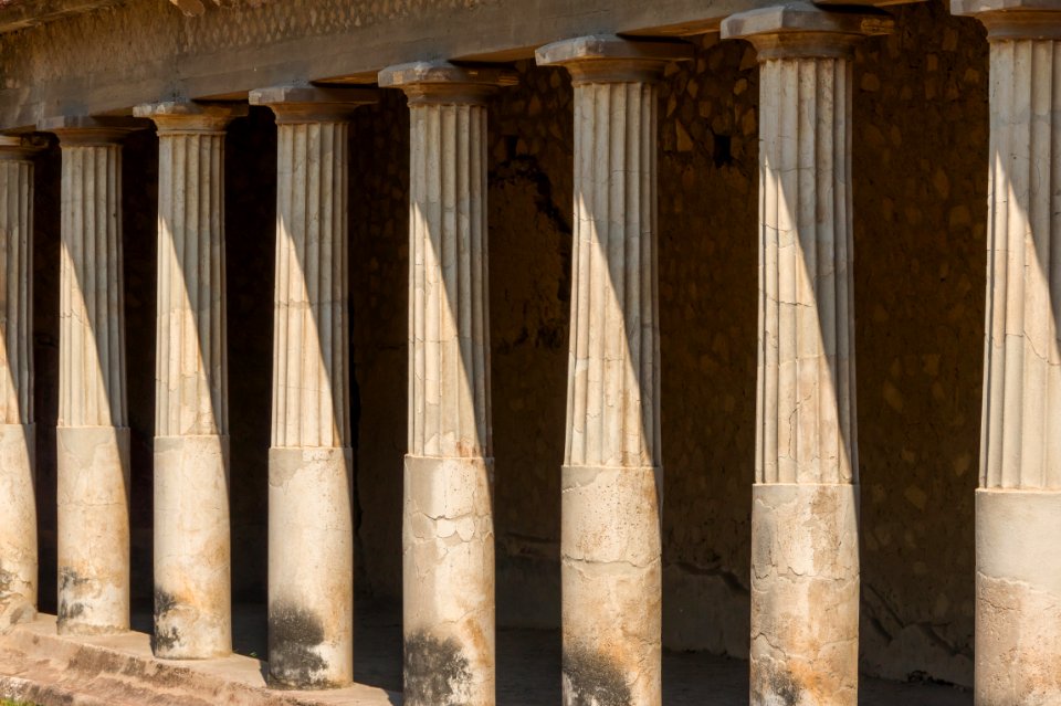 Colonnade Villa Poppaea Oplontis Torre Annunziata Italy