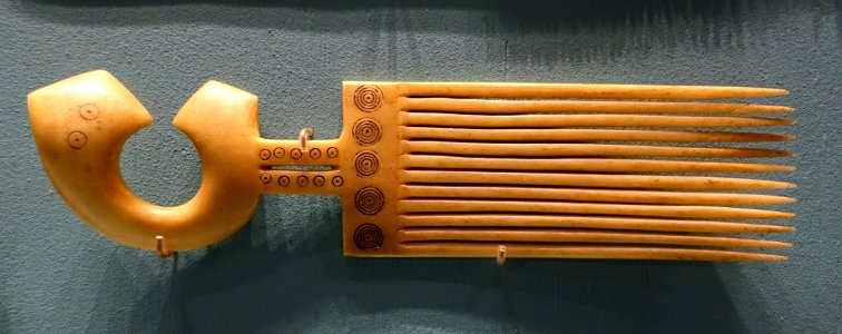 Comb, unidentified - Etnografiska museet - Stockholm, Sweden - DSC00920