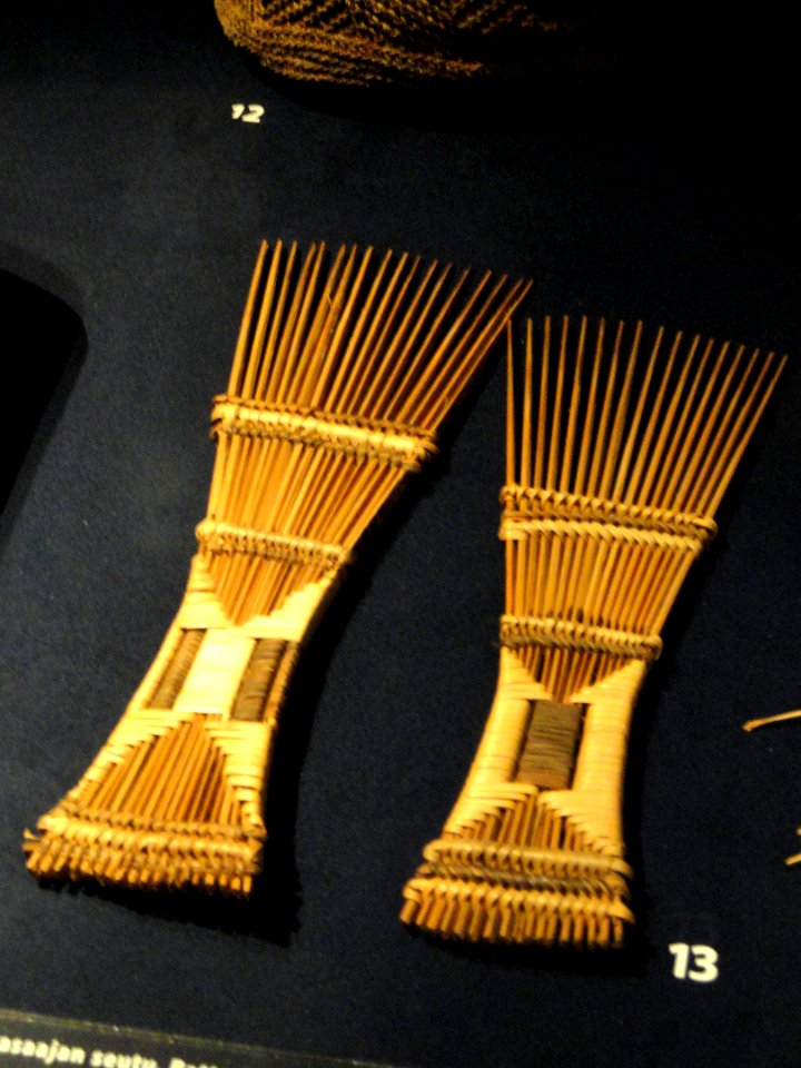Combs - African collection in in the Museum of Cultures (Helsinki) - DSC04949