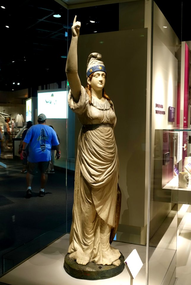 Columbia figure, 1860 - National Museum of American History - DSC05340