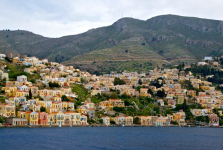 Colorful houses symi