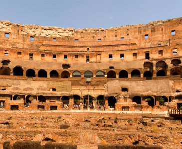 Colosseo curve, Rome, Italy photo