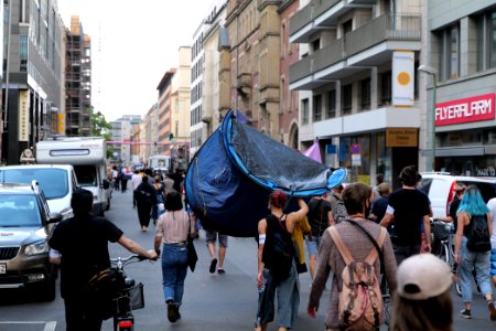 Coloured Rain demonstration Berlin 2020-07-18 16