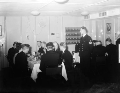 Commando-overdracht verbindingsschool Amsterdam diner, Bestanddeelnr 904-2218
