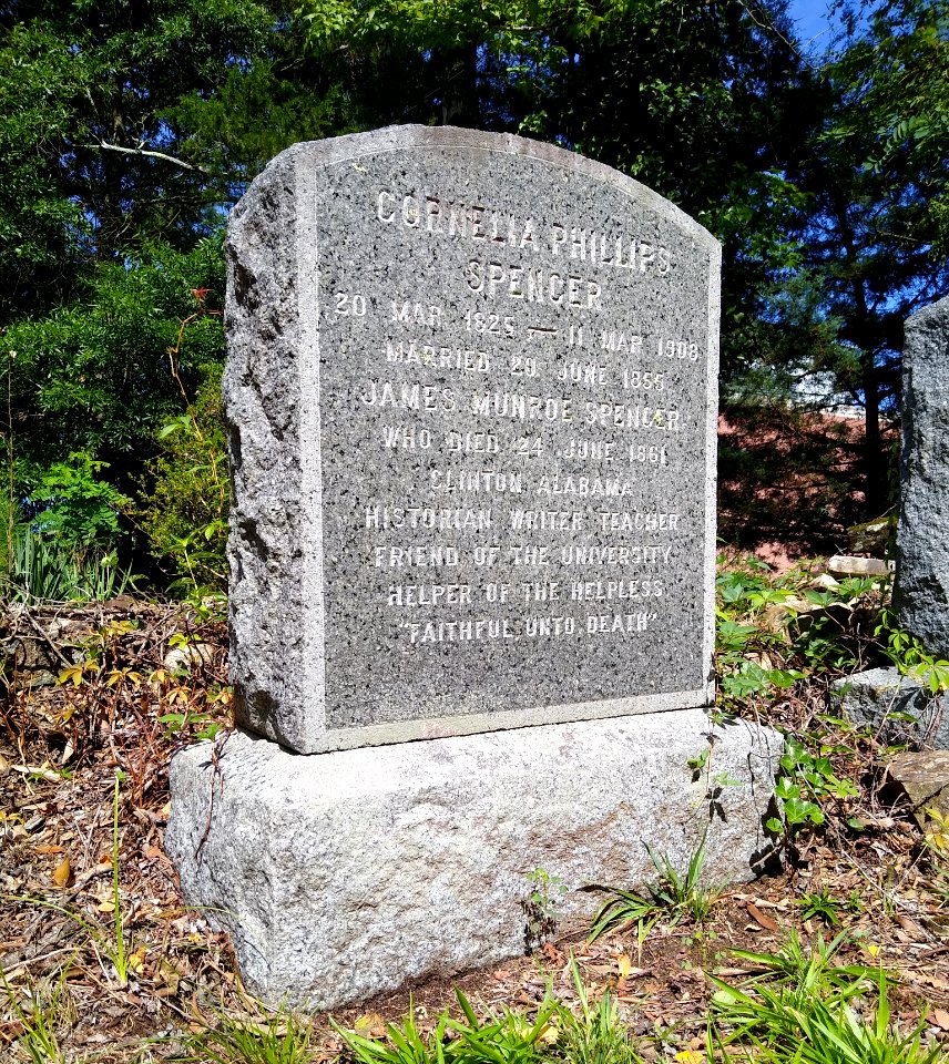 Cornelia Phillips Spencer gravestone
