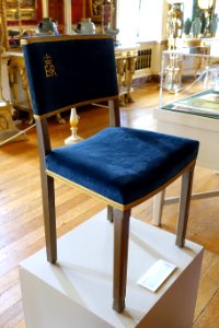 Coronation chair for Elizabeth II - Gallery - Harewood House - West Yorkshire, England - DSC01988