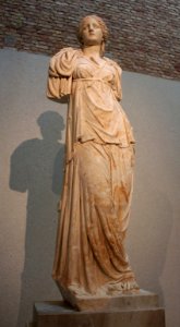 Colossal statue of a goddess Neues Museum Berlin 26042018 1 photo