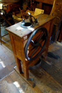 Corn sheller, patented 1851 - Hadley Farm Museum - DSC07723