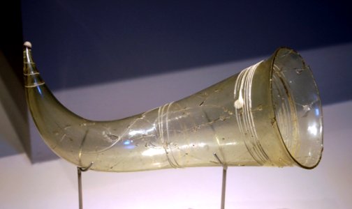Corne à boire Verre 6ème siècle Expo Musée de Cluny 27122017