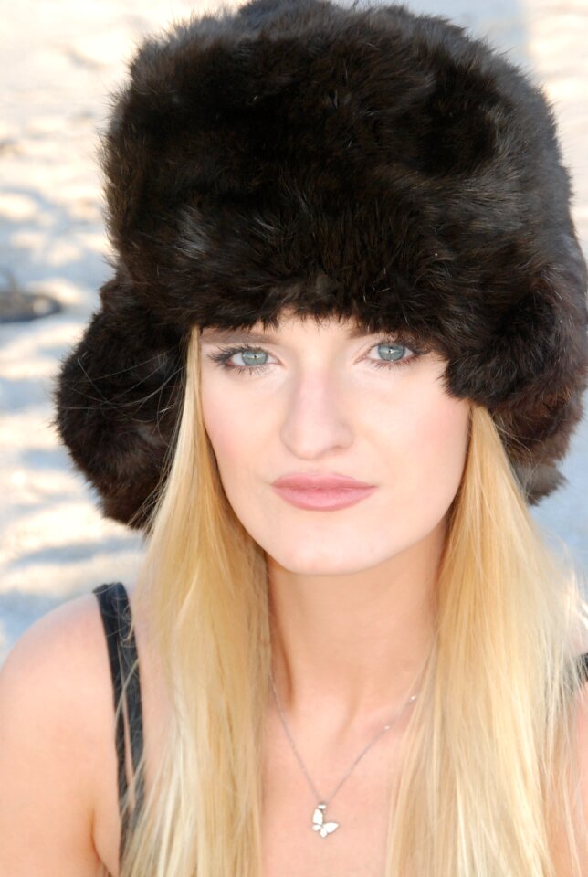 Model blue eyes