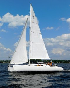 Corsair F-27 trimaran sailboat Zephyr 1999