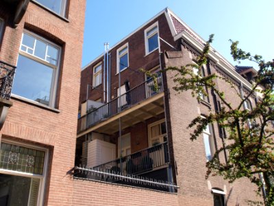 Cornelis Schuytstraat 34 achter, gezien vanaf de Valeriusstraat