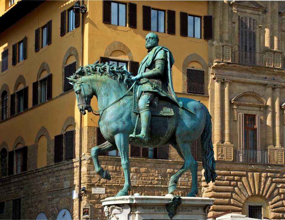 Cosimo Medici Piazza signoria Florence