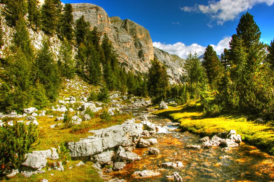 Mountains rock alpine