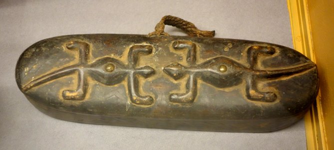 Cosmetics box (ikuk), Ngongo - Kuba - Royal Museum for Central Africa - DSC06223