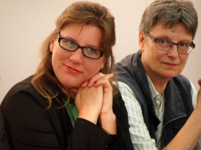 Cornelia Jönsson und Jule Blum Buchmesse 2014 (02)