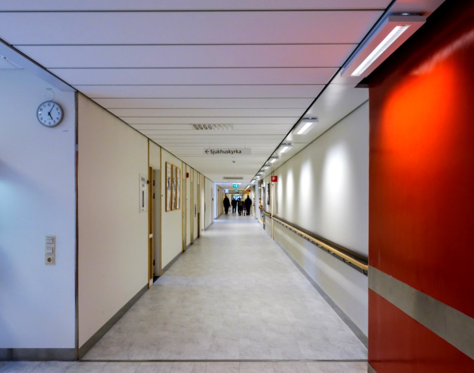 Corridor at point A - NÄL hospital
