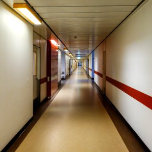 Corridor on the second level - NÄL hospital 3