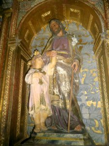 Cornellana - Monasterio de San Salvador, interior de la iglesia 02