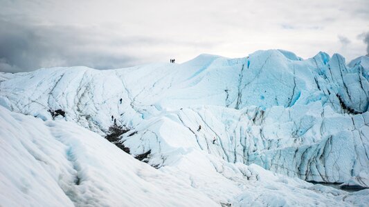 Glacier snow adventure