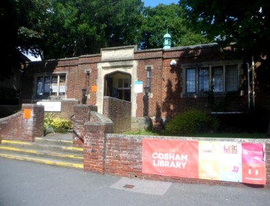 Cosham Library, Spur Road, Cosham (August 2017)
